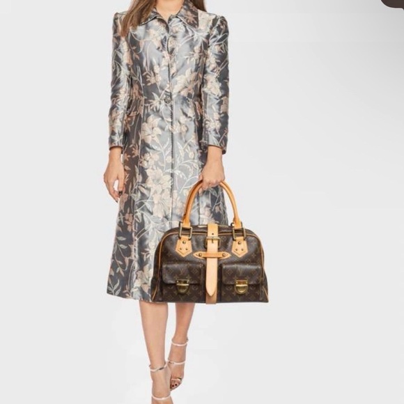 Louis Vuitton Brown and Gold Monogram Manhattan Satchel - Picture 2 of 16